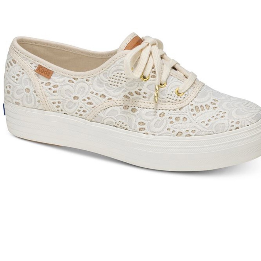 Keds triple up sneaker w lace detail